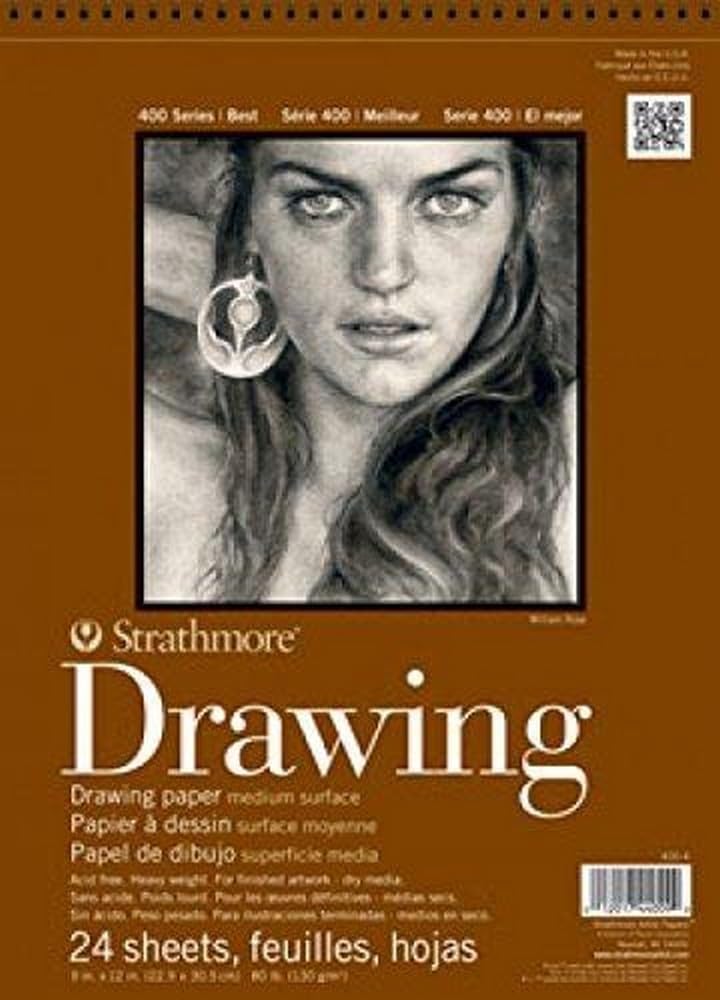 Strathmore (400-1 400 Series Drawing Pad, Medium Surface, 4