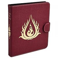 Dragon Shield: Roleplaying Spell Codex: Blood Red – Compatible with Official DND Spell Cards – Dry Erase Marker and 5e Compatible Spell Slot Tracker Included