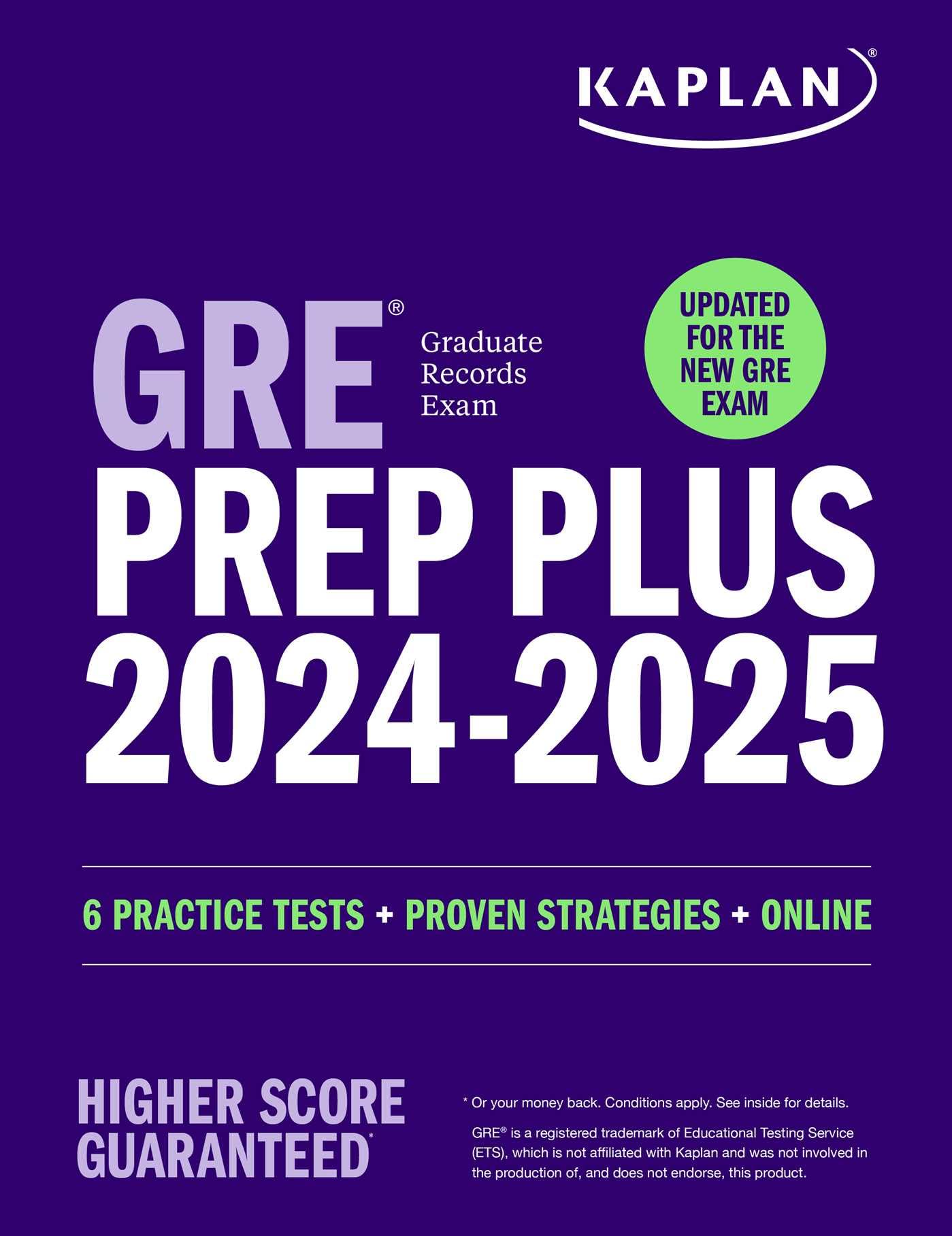 GRE Prep Plus 2024-2025 - Updated for the New GRE (Kaplan Test Prep)
