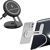 Magnetic Wireless Car Charger Mount for Tesla Model 3/X/Y/S, 15W Fast Charging Foldable Tesla Phone Holder, Compatible with MagSafe Case and iPhone 12/13/14 Pro Max Mini,