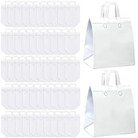 200 Pcs Insulated Take out Bags Bulk Thermal Insulation Take Away Bags Disposable Cooler Bags 10.24x11.02x6.69 Inch for Grocery Lunch Hot Cold Frozen Food Delivery Shipping(White)