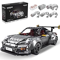 MISINI T5026 Sports Car Building Kit, 1:8 Scale MOC Sports Car Building Set for Adults, Building Bricks Racing Vehicle Toy, Collectible Motorsport, Great Gift for Men (3389 PCS)