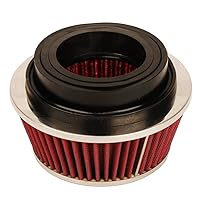 HIFROM 8161 Universal Clamp-On Air Filter Black Small Round Reverse Tapered fit 3 inch, 3 1/2 inch and 4 inch tubes