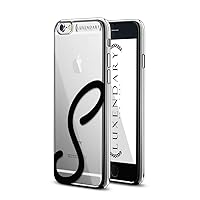 Black Initial S1 Design Chrome Series Case For IPhone 6/6S - Chrome / Silver