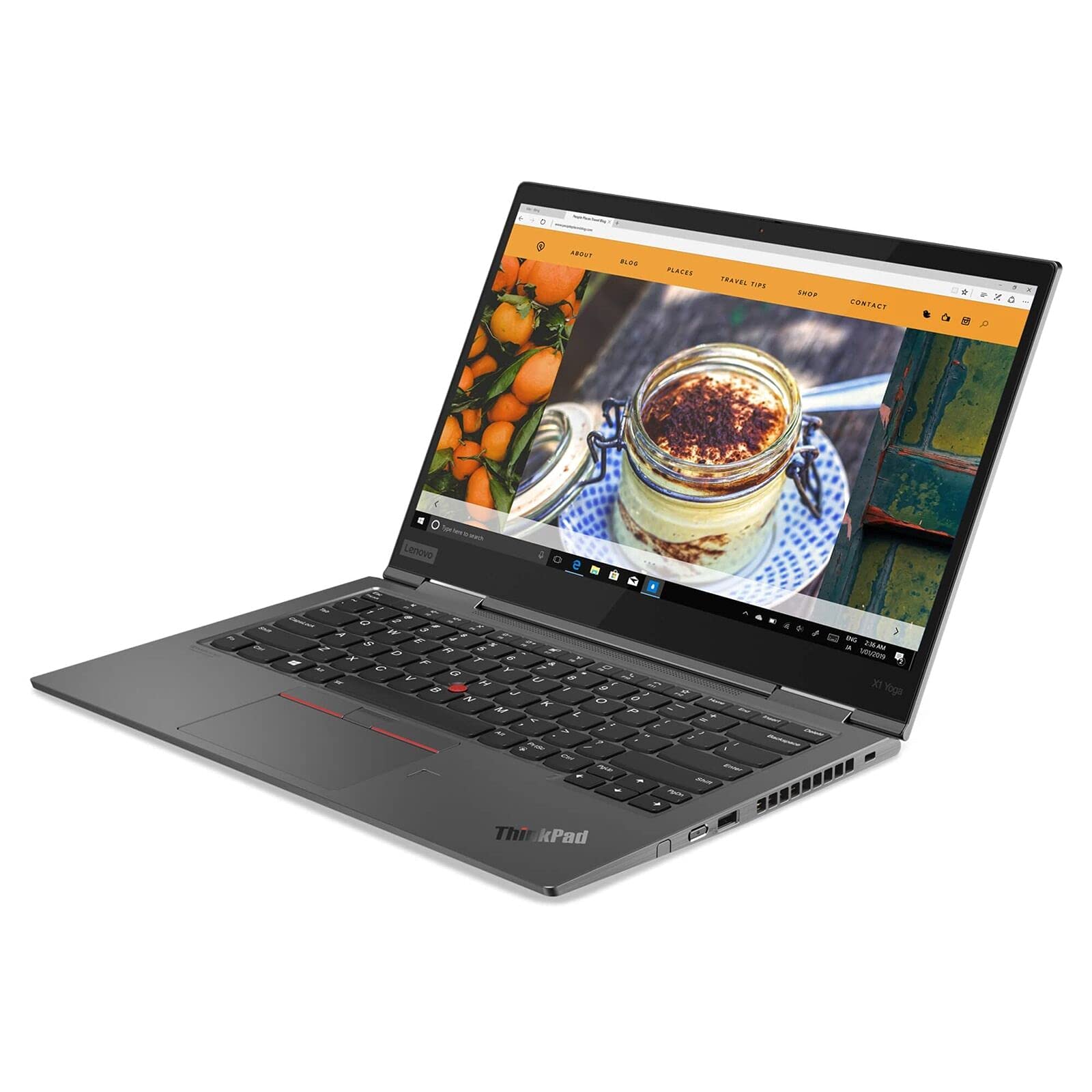 2023 Lenovo ThinkPad X1 Yoga Gen 5 2-in-1 14″ FHD IPS HDR 400nits Touchscreen Intel 4-Core i5-10210U Intel UHD Graphics 16GB RAM 512GB NVMe SSD WIFI AX HDMI Fingerprint Backlit Windows 10 Pro w/RE USB