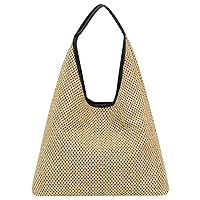 Woven Large Beach Bag Straw Bag Beach Tote Handmade Weaving Shoulder Bag Tassel Bag Handbag