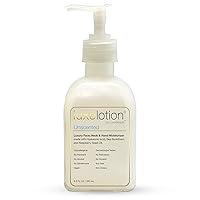 Luxe Beauty Non-Greasy Hyaluronic Acid Moisturizer for Face, Neck & Hands - Unscented Lotion, Silicone-Free, No Fillers – Anti-Aging Hydrating Non Toxic Body Lotion w/Organic & Plant Based Ingredients