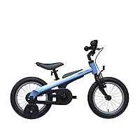 Segway Ninebot Kid’s Bike for Boys and Girls, 14 inch with Training Wheels, Blue