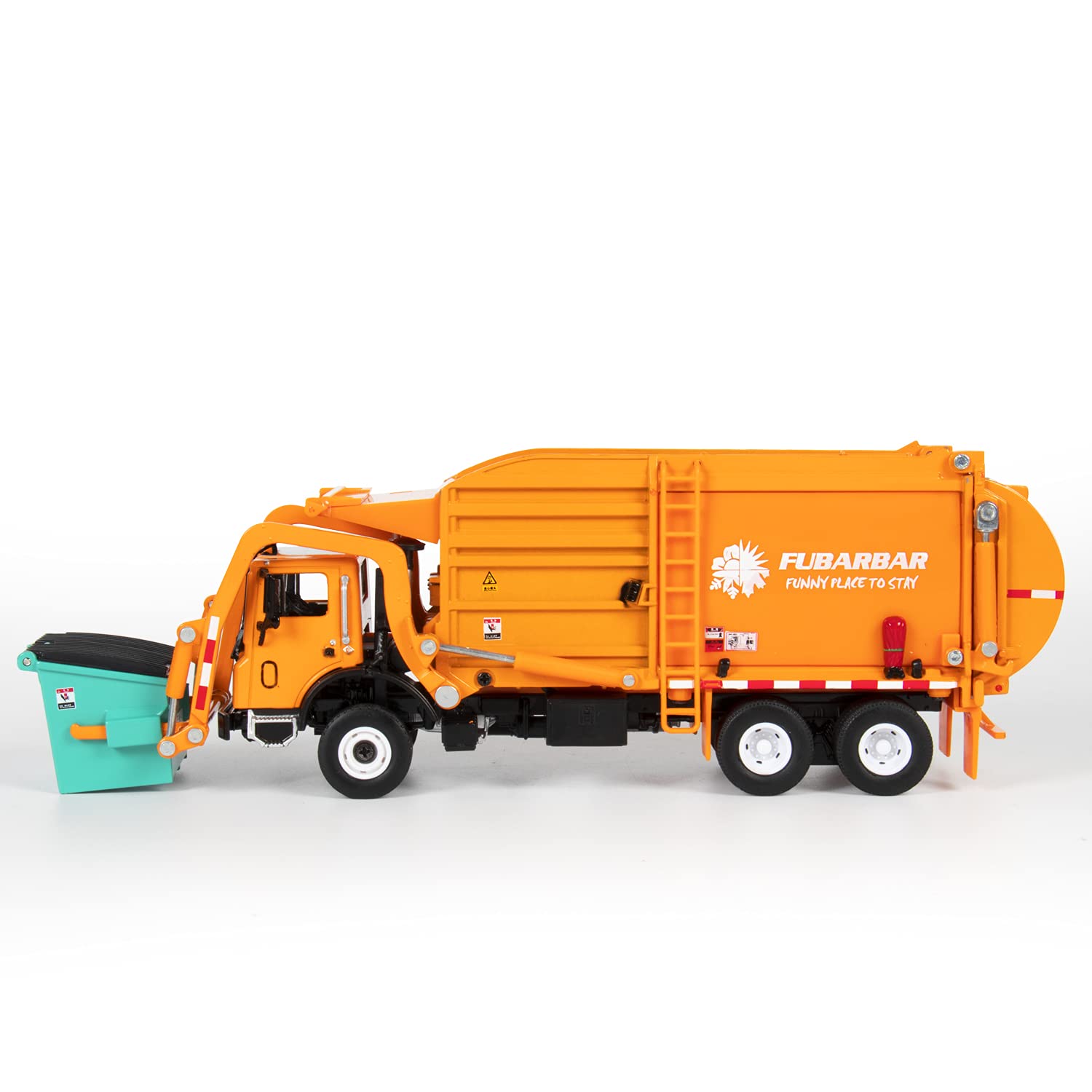 bruder garbage truck with toy figures