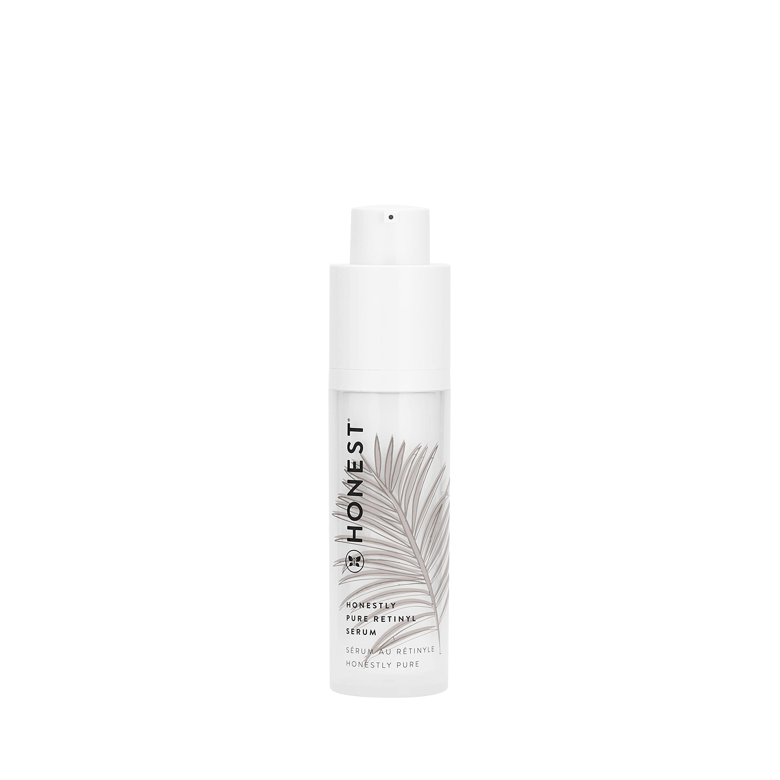 Honest Beauty Honestly Pure Retinyl Serum with Retinyl Linoleat to help reduce the appearance of fine lines + wrinkles | Dermatologist Tested | Vegan + Cruelty Free | 1 Fl. Oz.