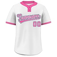 Custom Baseball Jersey Stitched Personalized Hip Hop Baseball Shirt Sports Uniform for Men Women Youth