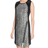 Desigual Women's Heli Dress, Black/Silver, 38