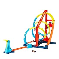 Hot Wheels Track Builder Playset Unlimited Corkscrew Twist Kit, 1:64 Scale Toy Car, Connects to Other Hot Wheels Tracks Multicolor