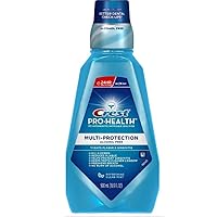 Crest Pro-Health Multi-Protection Mouthwash, Refreshing Clean Mint 16.90 oz (Pack of 9)