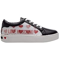 Love Moschino Women's Sneaker Black,White