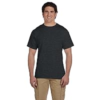 Adult 5 oz. HD Cotton™ T-Shirt S BLACK HEATHER