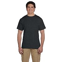 Fruit of the Loom Adult 5 oz. HD Cotton™ T-Shirt S BLACK HEATHER