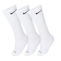 Nike Men's Everyday Plus Lightweight Training Crew Socks (3 Pack)