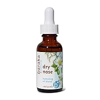Dry Nose Nasal Moisturizer - Organic Essential Oils (Cardamom, Everlast, German & Roman Chamomile) in Sesame Oil Base - Hydrating Sinuses & Dry Nose - (1 oz Dropper Bottle)