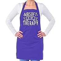 Airsoft Is My Therapy - Unisex Adult Kitchen/BBQ Apron