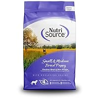 Tuffy'S Pet Food Nutrisource 1.5-Pound Chicken And Rice Formula Breed Dry Puppy Food, Small/Medium