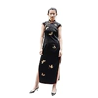 Handmade Qipao Cheongsam Silk Evening Dress