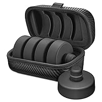 Spigen Lifting Jack Pads Compact Storage Case (Carbon Edition) Designed for Tesla Model 3/Y/S/X with Magnetic Open/Close [4 Pucks with Storage Case]