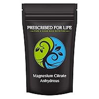 Prescribed for Life Magnesium Citrate Anhydrous - Natural USP TriMagnesium Citrate Water Soluble Powder - 16% Mg, 5 kg