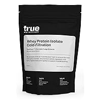 Chocolate Whey Protein Isolate Cold-Filtration - 100% Whey Protein Powder - 27g Protein per Serving - Mixes Easily and Tastes Great - Third Party Tested - Chocolate Fudge Brownie - 1lb