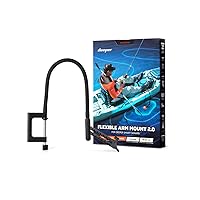 ITGAM0007 Deeper Flexible Arm Mount 2.0 for Boats/Kayaks, Black , 80cm