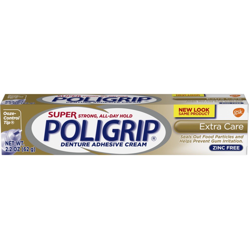 PoliGrip Denture Adhesive, 2.2 Oz (Pack of 1)