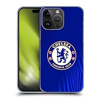 Head Case Designs Officially Licensed Chelsea Football Club Super Graphic Crest Hard Back Case Compatible with Apple iPhone 15 Pro Max