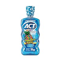 ACT Kids Anticavity Fluoride Rinse Pineapple Punch 16.9 fl. oz. Accurate Dosing Cup, Alcohol Free