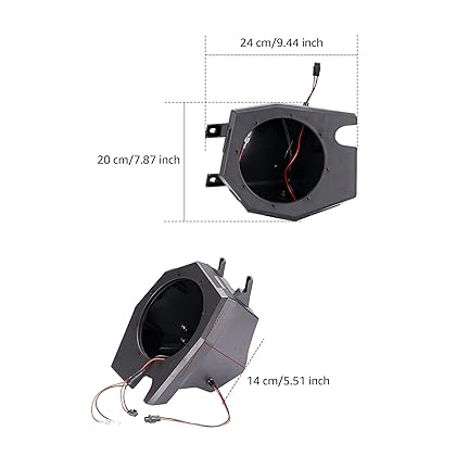 UTV 6.5'' inch Speaker Pods, A & UTV PRO Front Kick Speaker Enclosure Panel, Water-Resistant For 2014-2021 Polaris RZR 900 / XP 1000 / XP Turbo Accessories (2pcs)