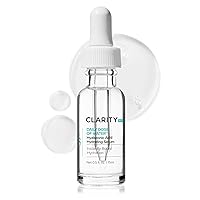 ClarityRx Daily Dose of Water Hyaluronic Acid Hydrating Face Serum, Natural Plant-Based Daily Moisturizing Treatment for Dry, Dull Skin