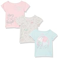 Peppa Pig T 3-Pack Clothes Shirt for Girls