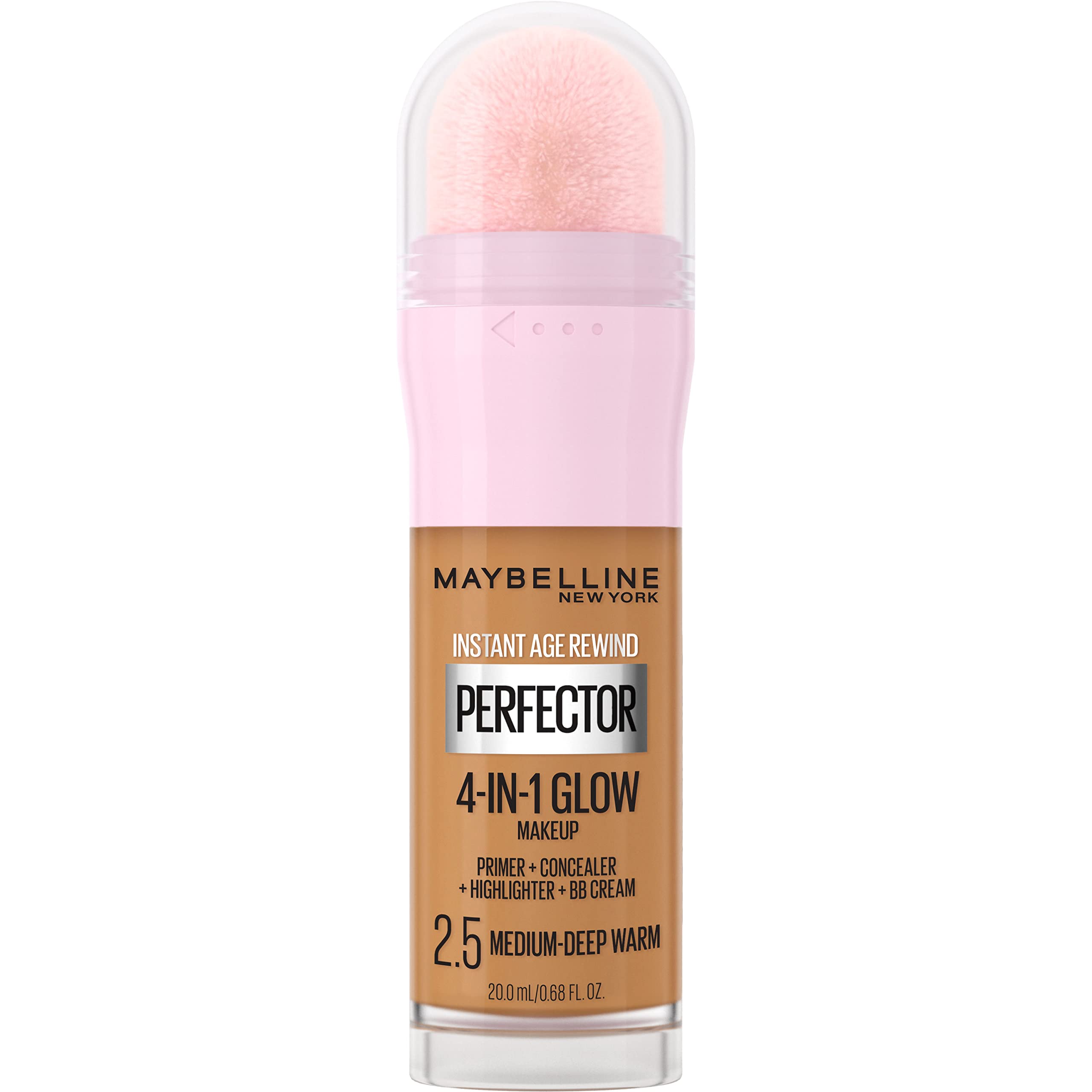 Maybelline New York Instant Age Rewind Instant Perfector 4-In-1 Glow Makeup, Medium/Deep Warm