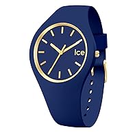 ICE-WATCH Women's ice Glam Brushed-Lazuli blue-medium-3h Quartz Watch