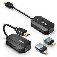 Wireless HDMI Transmitter and Receiver, Plug and Play, Wireless HDMI Extender 165FTs Long Range,Support 2.4/5GHz for Streaming Video/Audio from Laptop, PC, Smartphone to HDTV/Projector