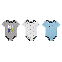Nike Baby Boy Swoosh Bodysuits 3 Piece Set