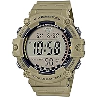 Casio Standard Digital Men's Watch AE-1500WH-5AV with Casio Box Overseas Model, Beige
