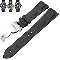 Natural Rubber Watchband 20mm 22mm Special for Tudor Pelagos 1958 39mm 41mm Pelagos Pin/Folding buckle Silicone Strap