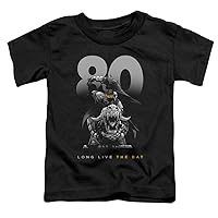 Batman Toddler T-Shirt 80 Years Long Live The Bat Black Tee