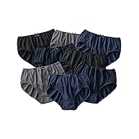 Nissen Women's Panties, Regular Set, Set of 8, 100% Cotton, Sheeting Plain, Elastic Does Not Fit Your Skin Side