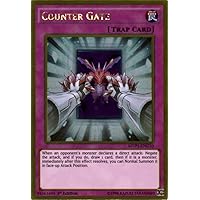 YU-GI-OH! - Counter Gate (MVP1-ENG10) - The Dark Side of Dimensions Movie Pack Gold Edition - 1st Edition - Gold Rare