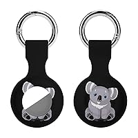 Cute Animal Koala Airtag Holder Keychain Durable Anti-Scratch Apple Air Tag Protective Case 1PCS
