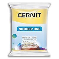 Cernit 1-Piece Clay N1 56 G Yellow, Yellow