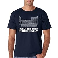 I Wear This Shirt Periodically Unisex T-Shirt Cool Funny Popular Culture Shirts Navy Blue Medium
