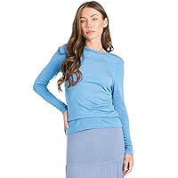 Hard Tail Women's Luxe Long Sleeve Crewneck Top (Style ROX-29)