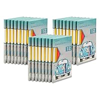 Madisi Colored Pencils Bulk - Pre-Sharpened - 24 Packs of 12-Count - 288 Colored Pencils for Kids